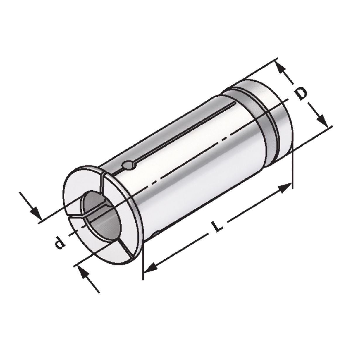 Reduzierungen für Hochleistungs-Kraftspannfutter D=20 | d=12